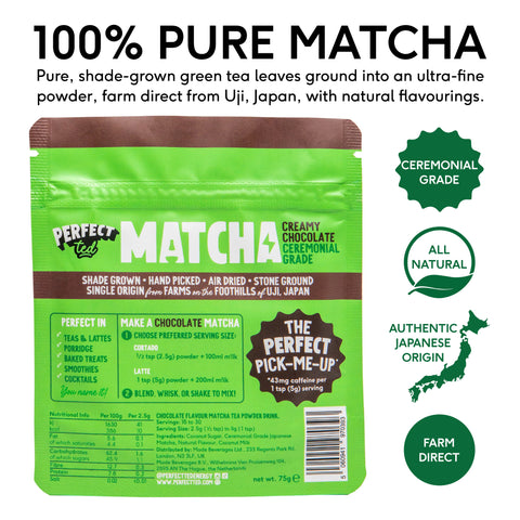 12 x 75g Creamy Chocolate Matcha