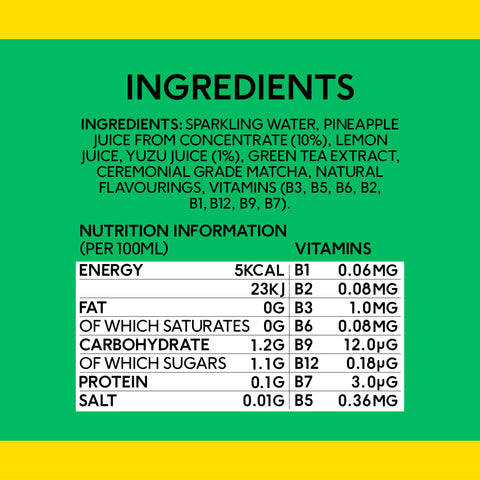 Pineapple Yuzu Healthy Energy
